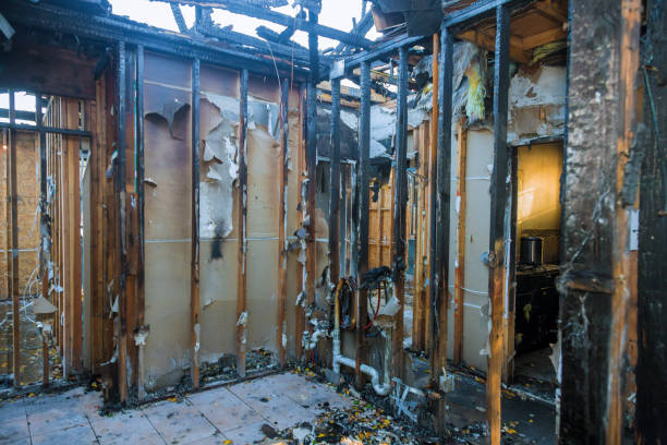 Professional Fire Damage Repair technician working in Ardmore, PA
